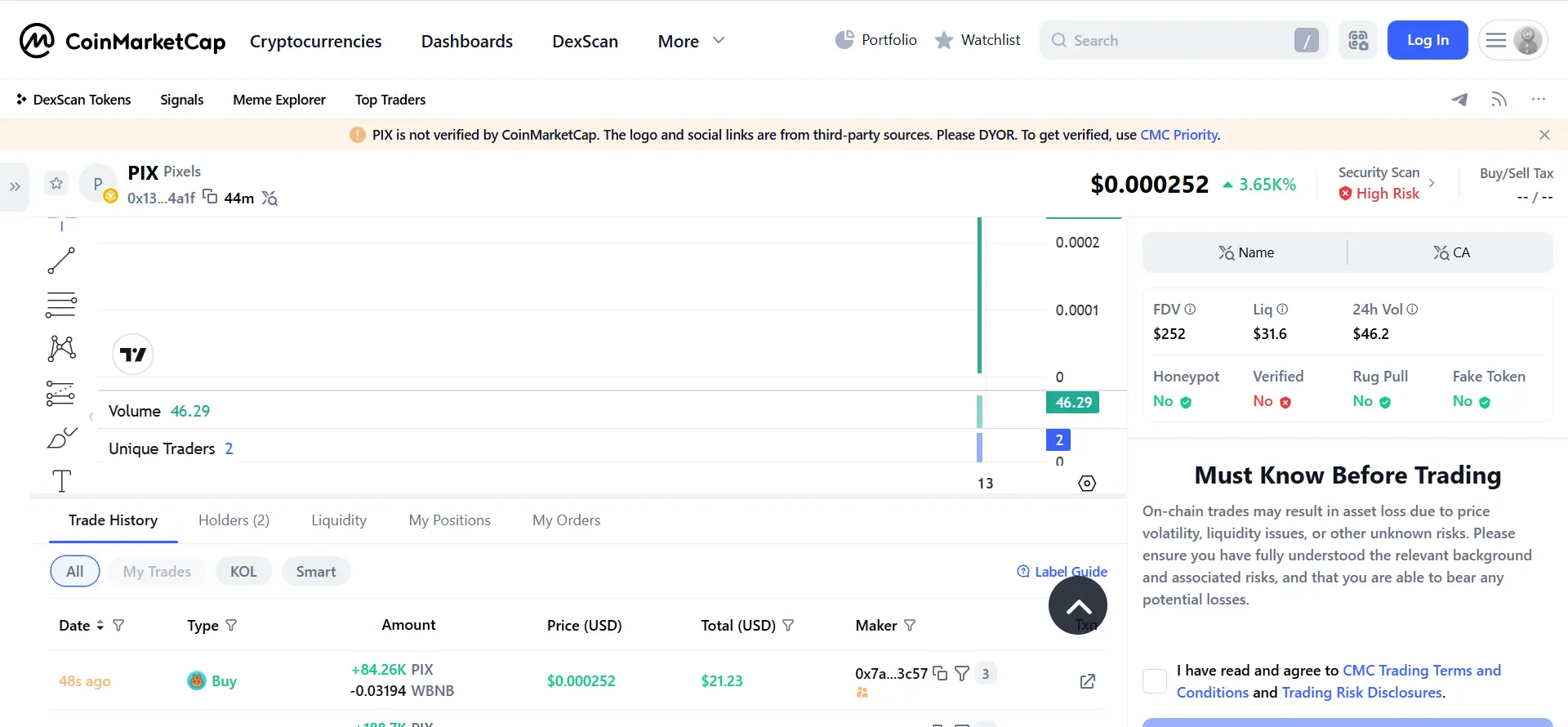 PancakeSwap liquidity guide, step 14