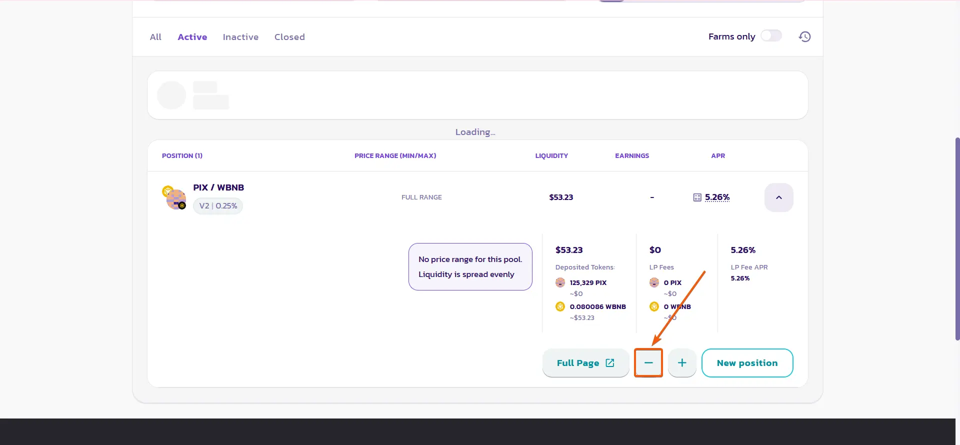 PancakeSwap liquidity guide, step 17