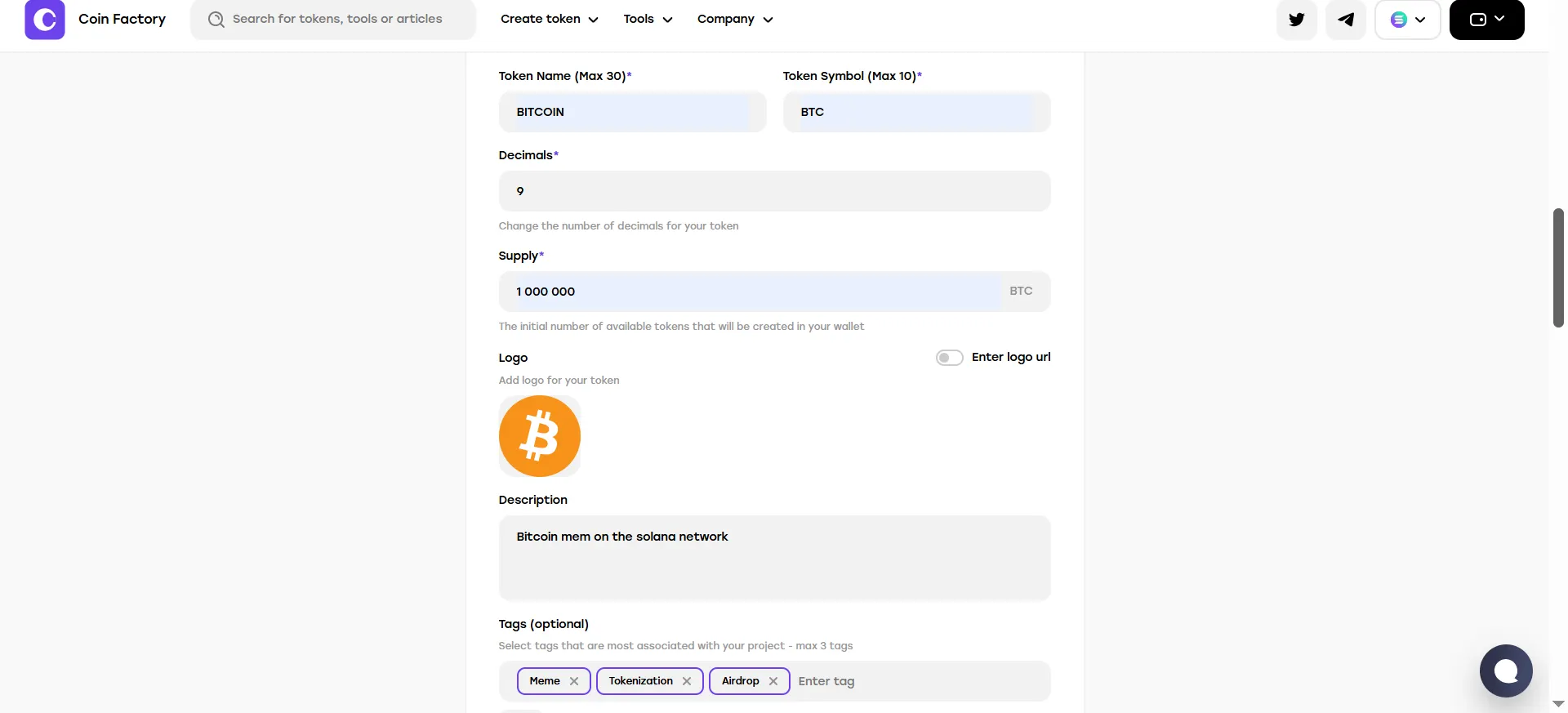 Solana honeypot token, step 4