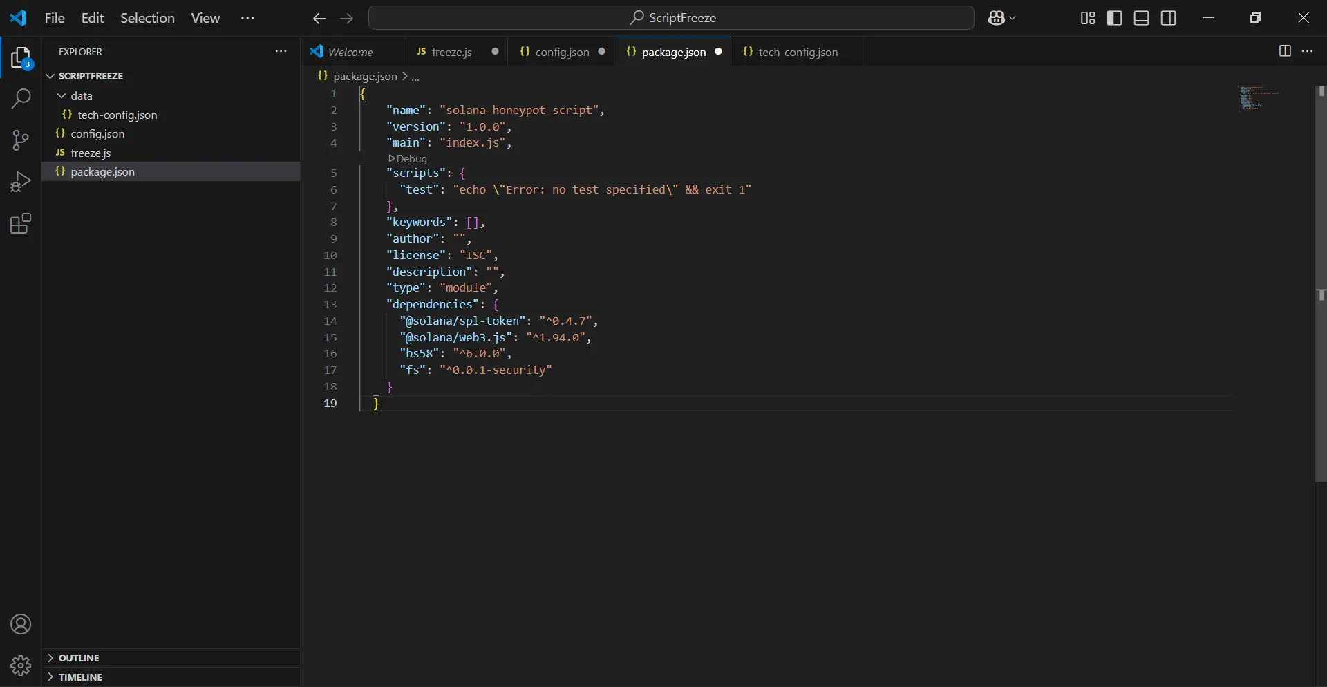 Solana honeypot token, step 25
