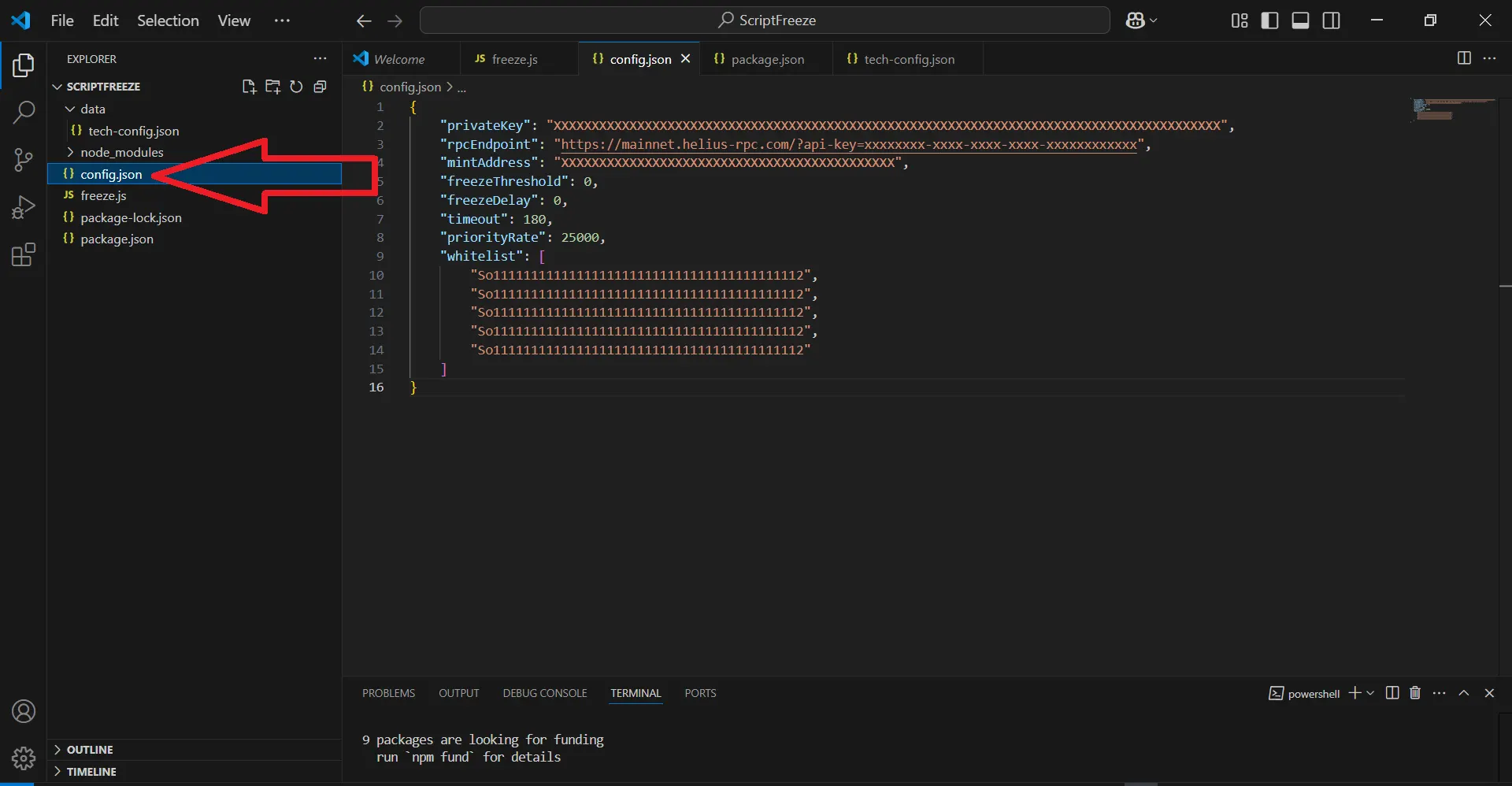 Solana honeypot token, step 32