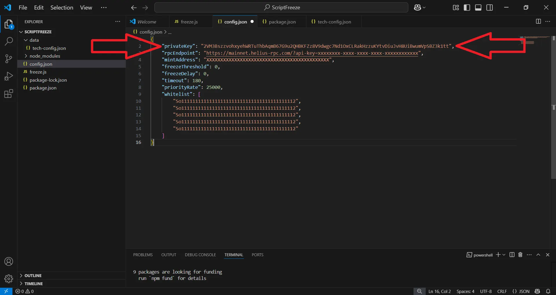 Solana honeypot token, step 34