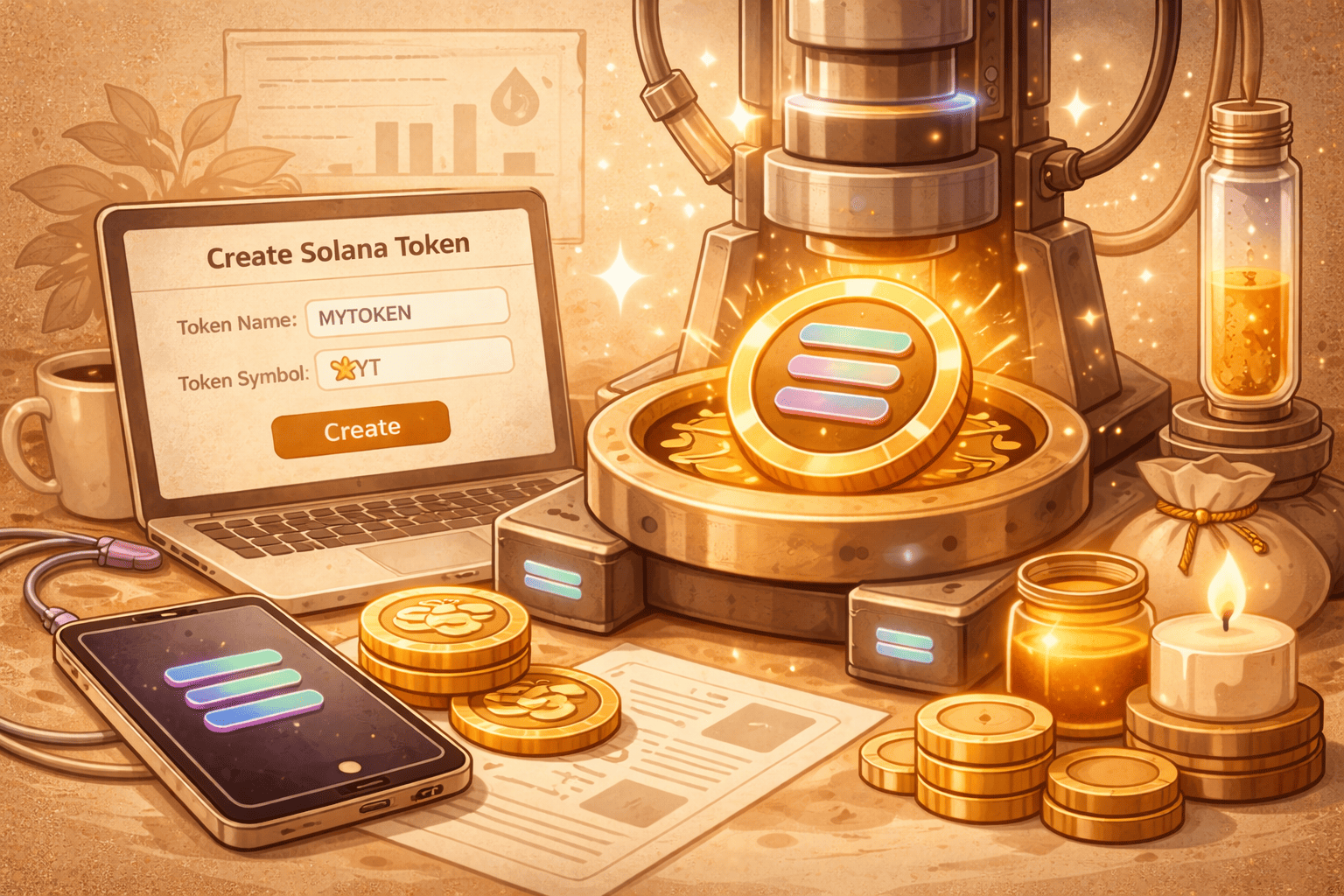 Create a Solana honeypot token