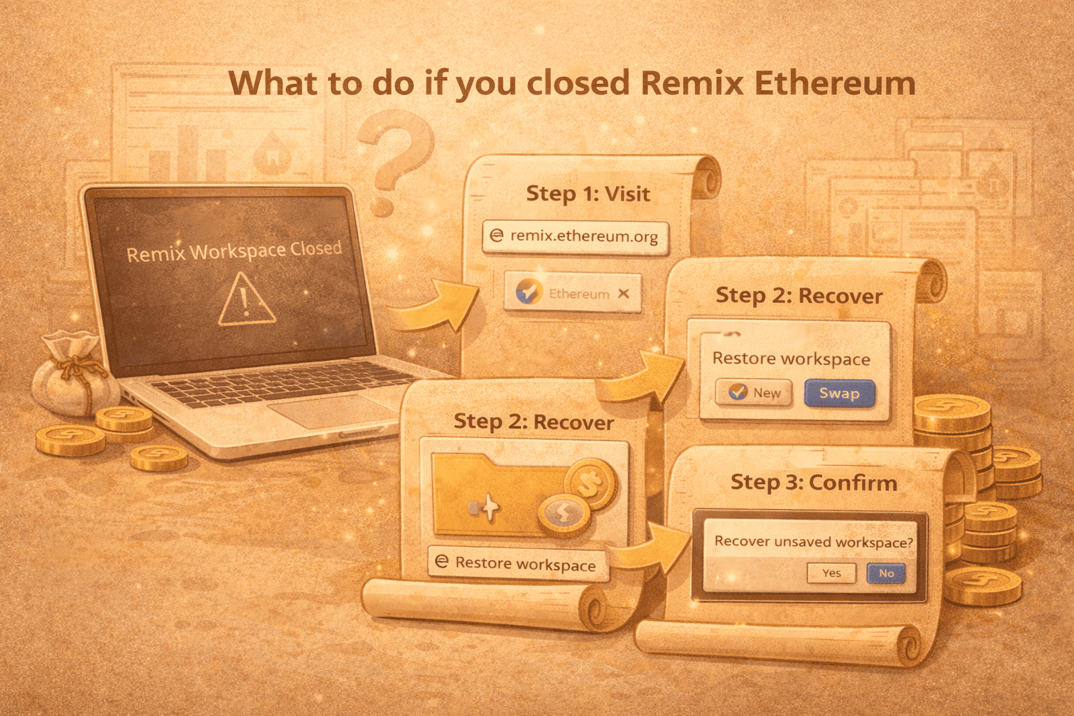 What to do if you closed Remix Ethereum
